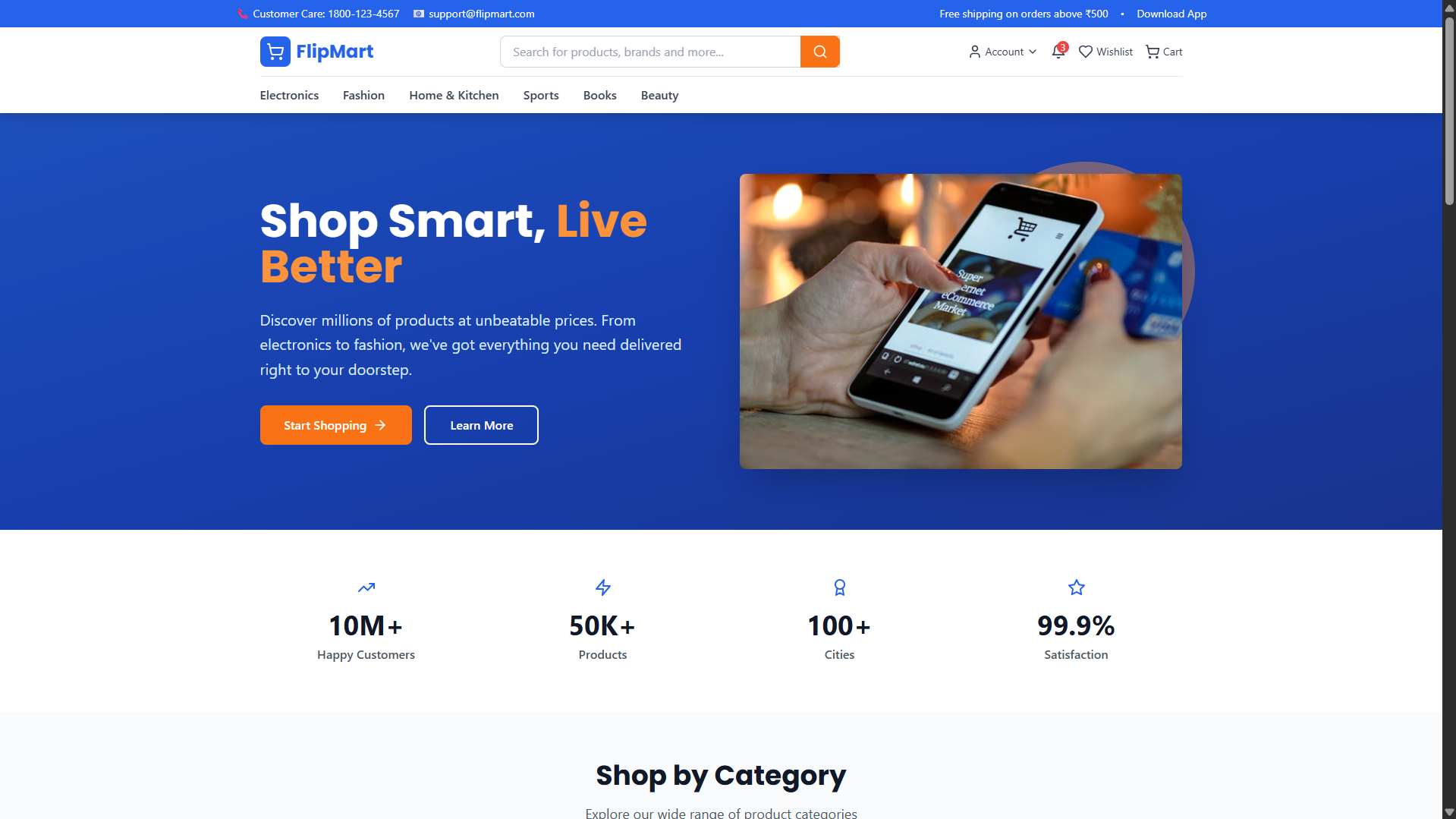 Flipkart Style E-Commerce Platform